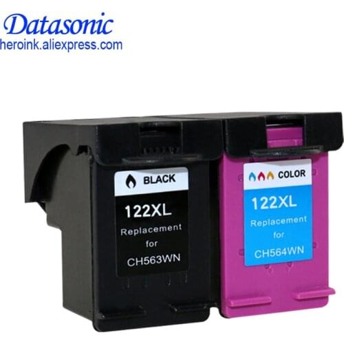 2pk replacement for HP 121 cartridge compatibility for HP Deskjet D2563 F4283 F2423 F2483 F2493 F4213 F4275 F4283 F4583
