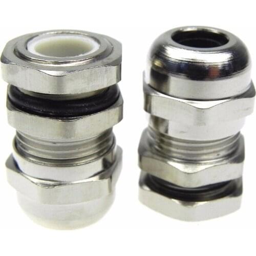 30PCS/lot High Quality IP68 Waterproof Metal Cable Gland Connector 4-6mm Cable aluminum cable gland