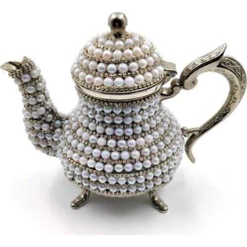 Arab Turkish teapots Teapot 1500 ml Crystal Handmade Made in Turkey Traditional Turkish Coffee Coffee House Decoratif чайник