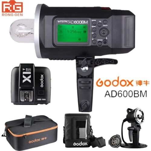 Godox AD600BM 600W HSS 1/8000 2.4G Wireless Outdoor flash Photography lights + Trigger X1T-S for Sony +AD-H600B+PB-600+CB-09 Kit