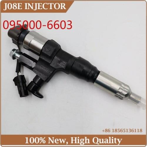 Denso New Diesel Fuel Injector 095000-6600 095000-6603 For HINO J08E Engine Injector Nozzle 23670-E0040 23670-E0041