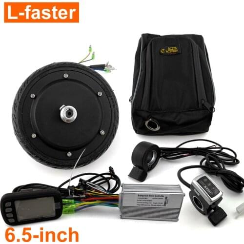 6.5 Inch Electric Motor Wheel Kit For DIY Electric Scooter 350W Brushless Motor Wheel About 7 Inch WIth Regenerative Braking