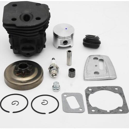 45mm Big Bore Cylinder Piston Ring Pin Gasket Kit For Husqvarna 345 350 351 353 346XP Garden Chainsaw Spare Parts