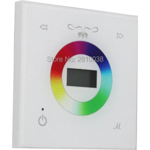 2 pcs/lot Display panel led rgbw controller Full colors rgbw led controller touch panel rgbw led lamp controller for led strips