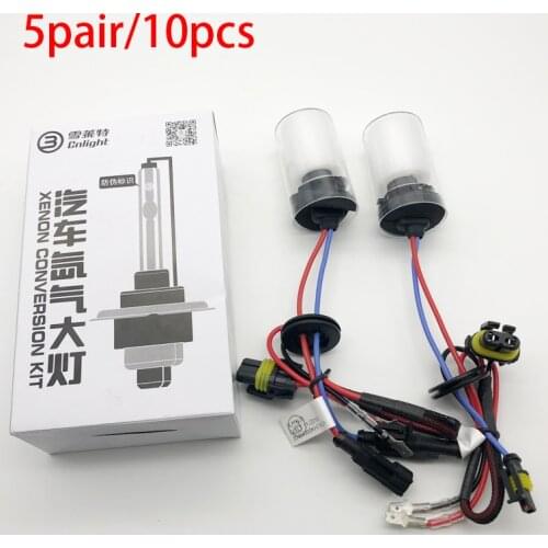 5pairs AC Xenon HID Original CNlight Bulbs 35W H1 H7 H11 4300K 5000K 6000K 8000K Cold White Car Headlight Reactor Lamp