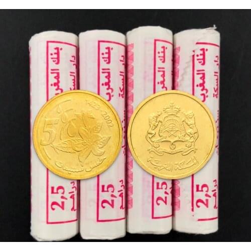 Morocco 5 Centimes Coins New Original Coin Unc 100% Real Africa Issuing Coins