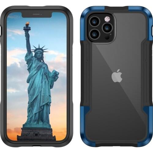 Metal 12 Pro Max Armor Cases for iPhone 12 Pro 12 Mini 12 Case Tempered Glass Back Cover for iPhone 12 Shockproof Coques Fundas