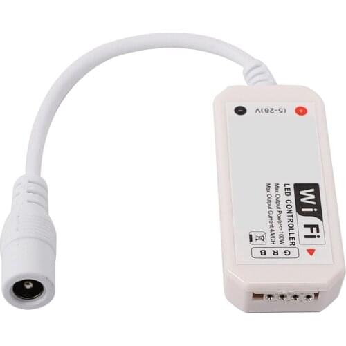 Mini WiFi RGB LED Strip Controller For iPhone iPad Android Smartphone Tablet