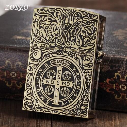 Limited ZORRO Personalized Extra Large Kerosene Lighter Constantine Creative Heavy Helmet Smoking Accessories Gift for Men Cool