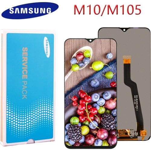 ORIGINAL 6.2'' LCD for SAMSUNG Galaxy M10 LCD M10 2019 Display SM-M105 LCD M105F M105G/DS Touch Screen Digitizer Assembly