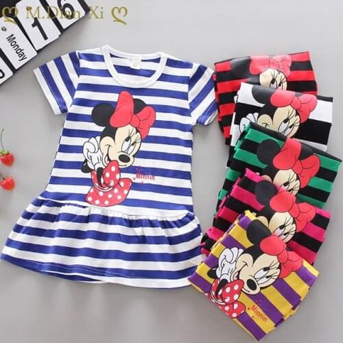 Girl Dress Cute Kids Baby Girl Dress Kids Cartoon Summer Children Kids Clothing Baby Girl Birthday Dress