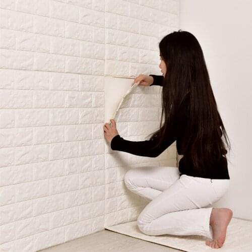 Diy Self Adhesive Waterproof Brick Wallpapers 3d Tv Background Living Room Wallpaper Mural Bedroom Decorative 3d Wall Sticker
