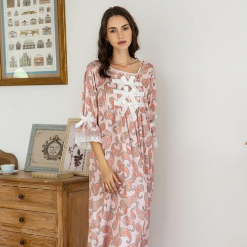 Xiao O smile Women's Satin Nightgowns