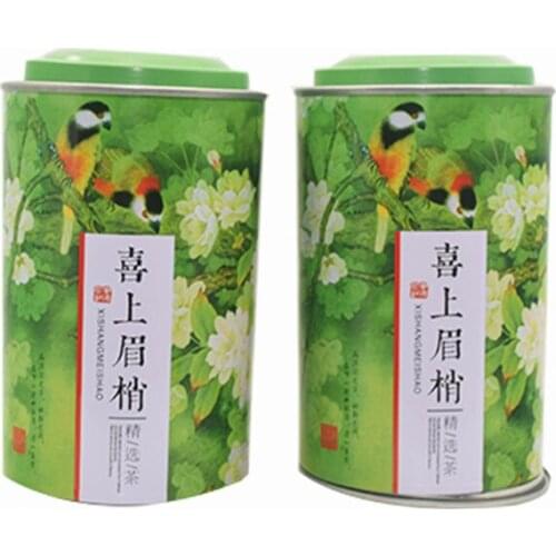 Xin Jia Yi Round Small Packaging Tea Candy Aluminum Tin Boxes Mini Metal Storage Can Easy Open Lid Coffee Tea Tins