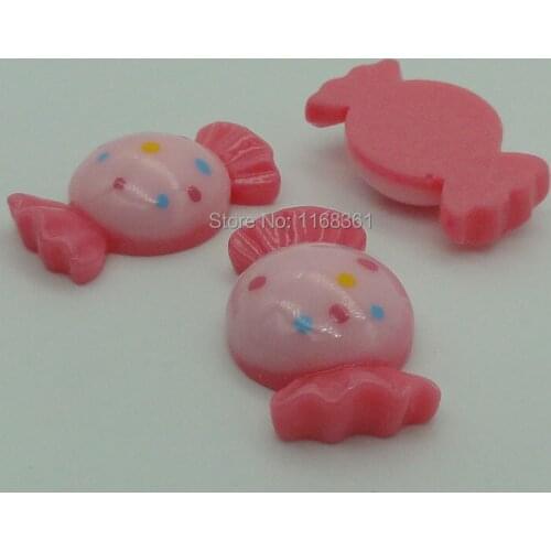 1pcs/lot resin flat back light pink dot sugar 21mm simulation of food Cabochon Scrapbook DIY phone decoration B304-6