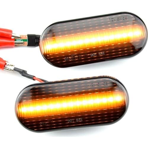 2 pieces Led Dynamic Side Marker Turn Signal Light Sequential Blinker Light For Volkswagen VW Bora Golf 3 4 Passat 3BG Polo SB6
