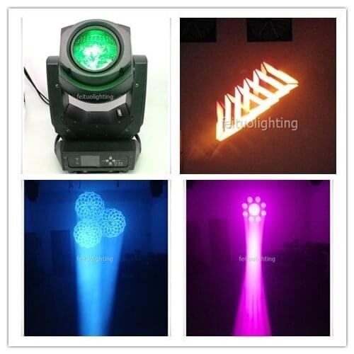 H- 2x With fly case Disco DJ Night Club Light 200w moving head Rotating Gobos Sharpy Beam Spot 2in1 led zoom wash lyre