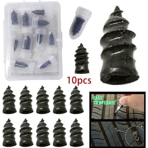 5/10/20pcs Car Vacuum Tire Repair Nail Tubeless Tire Repair Rubber Nails For Car Trucks Motorcycle Scooter Bike Tire S/L