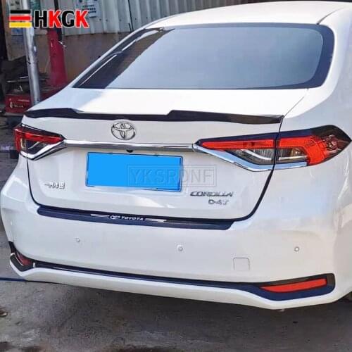 FOR Car Accessories Spoiler NEW Toyota Corolla 2019 2020 ABS Material Sedan Auto Trunk Rear Lip Wing Tail Refit