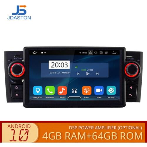 PX6 4GB 64GB DSP autoradio 1 din Android 10 Car Stereo multimedia Player For Fiat Grande Punto Linea 2007-2012 GPS Navigation