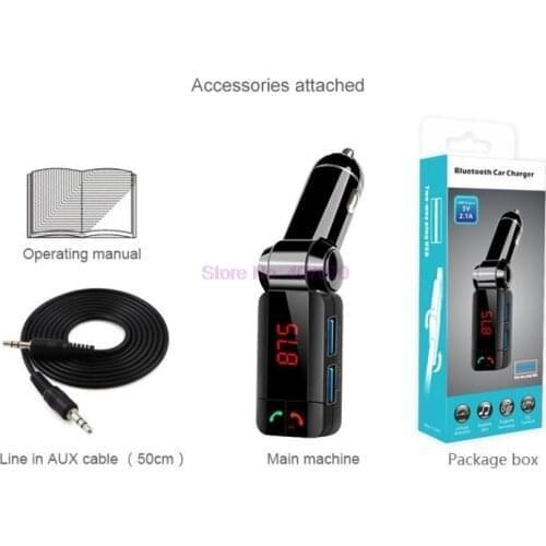 By DHL or Fedex 20pcs BC06S Bluetooth Car Kit Handsfree FM Transmitter Dual USB Charger Current Voltage Detection cheapest