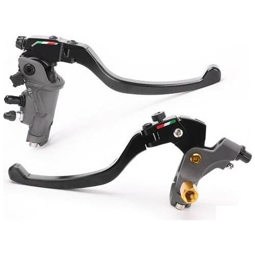 Black Universal Motorcycle Front Brake Clutch Master Cylinder Hydraulic Pump Lever For Bajaj Pulsar 180 Ns200 As200
