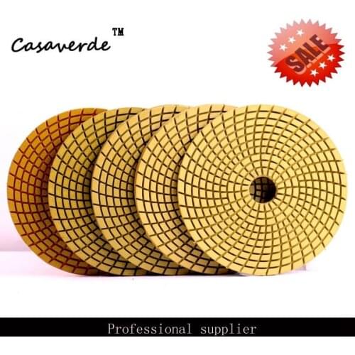DC-SGPP03 D125mm flexible wet 5 inch diamond polishing pads with premium quality and competitive price