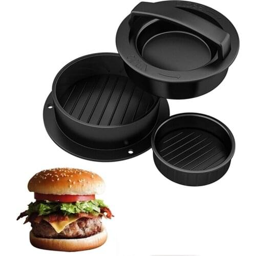 Hamburger Maker Hamburger Press Round Shape Non-Stick Chef Cutlets Hamburger Meat Beef Grill Burger Press Patty Maker Mold