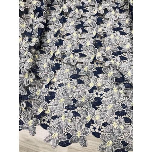 Top sale party dress material French net lace fabric J-686817 embroidery African tulle lace material