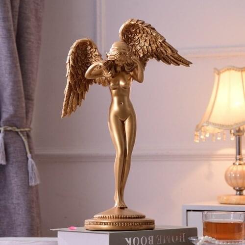 Home Furnishing Human Body Modern Decoration Decoration Angel Beauty Living Room Soft Tvcabinet Light Luxury Creative Decoration