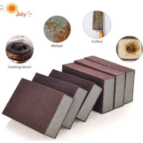 Melamine Sponge Magic Eraser for Removing Rust Carborundum Magic Sponge Brush Pot Dish Cleaning Nano Sponges Kitchen Gadgets