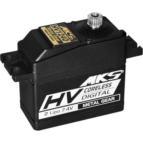 MKS HV1240 metal tooth high voltage digital steering gear dustproof, waterproof Japanese high quality coreless motor servo