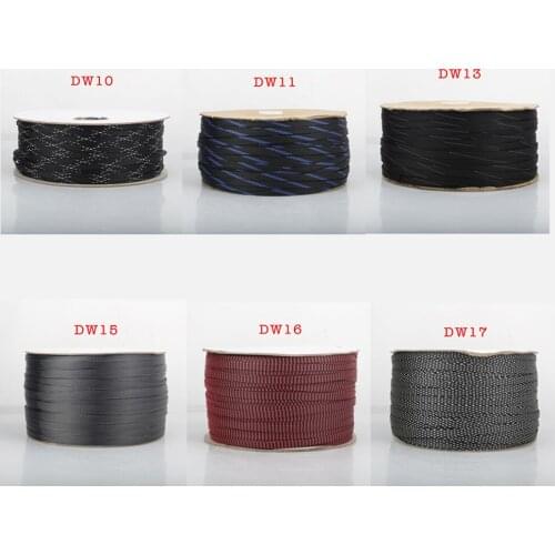 New 5M Audiocrast 16MM Nylon Mesh Braided Sleeving For DIY Power Cord Cable Sleeves Tube Speaker cable Audio cable Nylon Sleeve