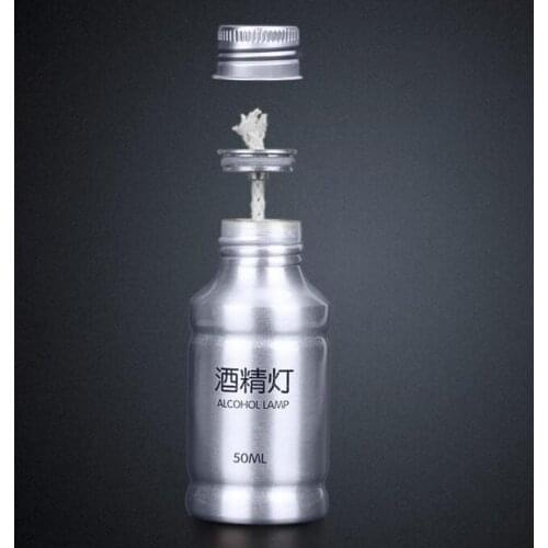 Portable Alcohol Burner Lamp Alcohol Liquid for Hiking Camping Chemistry Lab