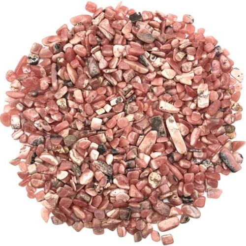 Drop Shipping 50g Beautiful Natural Rhodochrosite Gravel Tumbled Stone Crystal Healing Specimen Natural Stones and Crystals