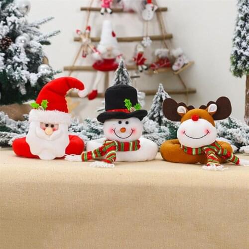 Christmas Santa Claus Curtain Holder Merry Christmas Decor for Home Ornaments New Year Home Santa Claus Xmas Curtain Decor