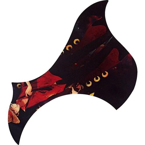 Bird Shape Acoustic Guitar Self-adhesive Pickguard for Acoustic Guitar
