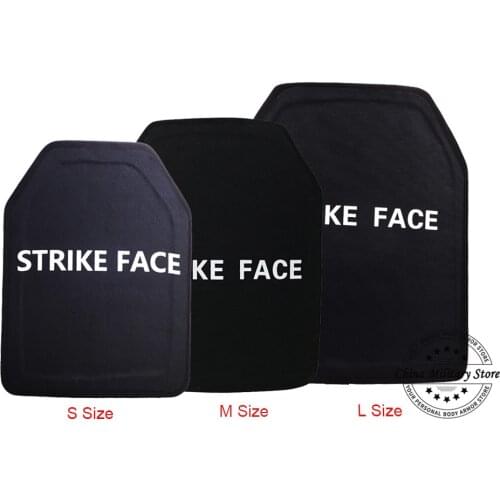 1pc NIJ Level 3 III Alumina & PE Stand Alone Bulletproof Plate Ballistic Panel From Size S To L Body Armor Ballistic Plate