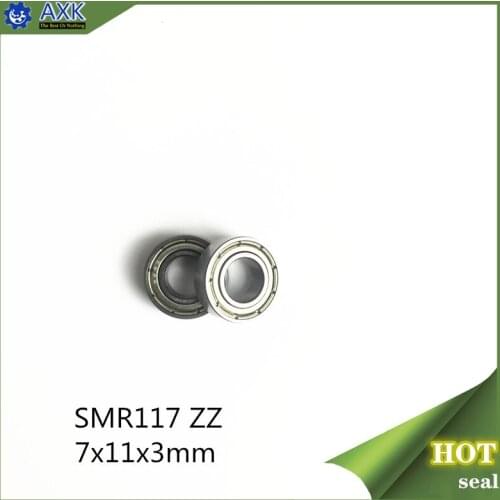 SMR117ZZ Bearing 7*11*3 mm ( 10PCS ) ABEC-1 Stainless Steel Ball Bearings Shielded SMR117Z SMR117 Z ZZ