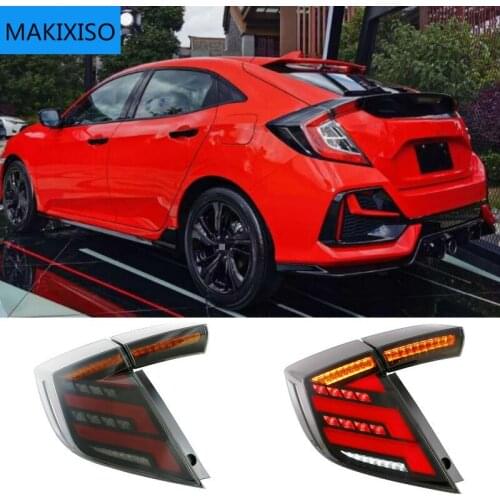 LED tail light CIVIC LED Rear Lamp DRL+Brake Trunk LIGH Car Styling for HONDA CIVIC X 10th Hatchback