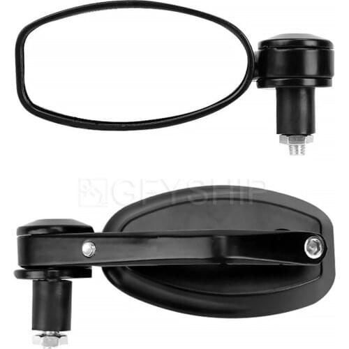 Universal Motorcycle Side Mirrors Motorbike Accessoriy Circular Adjustable Rotatable E-Bike Scooter Folding Type Rearview Mirror