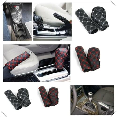 Car decoration shell hand brake shift gear box cover for Tesla Suzuki Isuzu Daihatsu Aston Martin Volvo Mazda