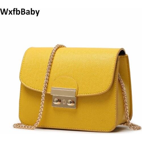 WxfbBaby brand New European American fashion Women handbags mini messenger bags Vogue magnetic buckle female shoulder bag girl