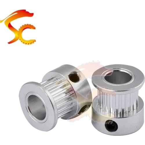 5PCS aluminum 20Teeth MXL 20 Teeth Timing Pulley with 8mm Bore fit for 6mm width Belt for 3D printer pulley