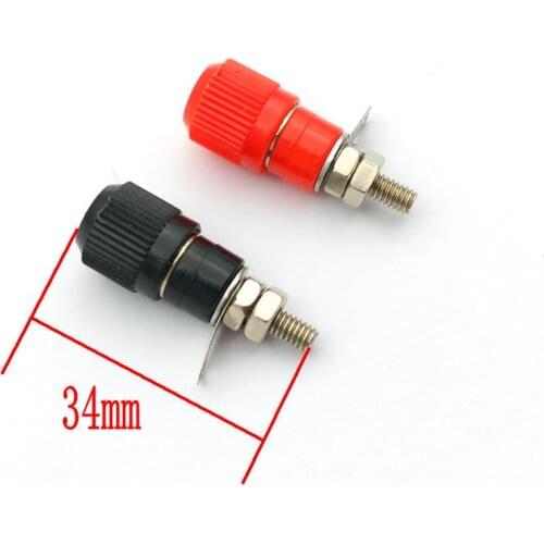 50pcs/100pcs high quality Binding Post for Speaker 4mm Banana plug adapter