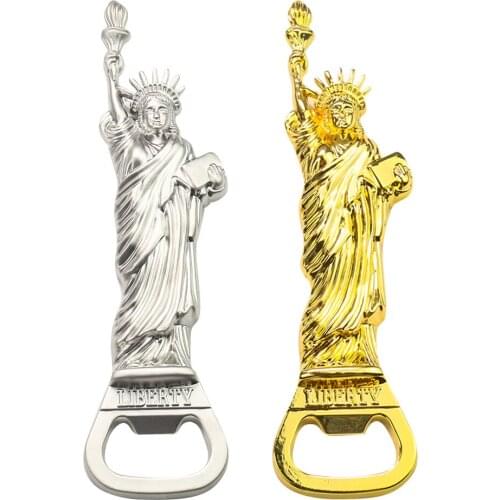 Metal Corkscrew The Statue of Liberty Beer Bottle Opener Fridge Magnet Kitchen Tool Accessories Waiter Friend Bar Party Supplies