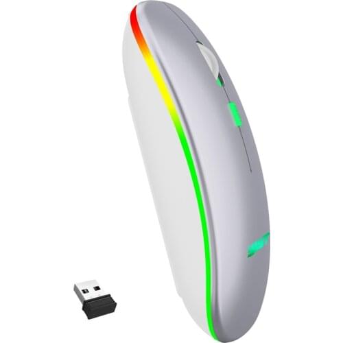 YWYT Bluetooth Wireless Mouse 2.4G Dual-Mode Rechargeable Wireless Mouse Portable Mouse for Office Games