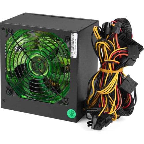 800W PCI SATA 110V-230V ATX 12V Gaming PC Power Supply 24Pin/Molex/Sata 12CM LED Fan Computer Power Supply For PC Desktop