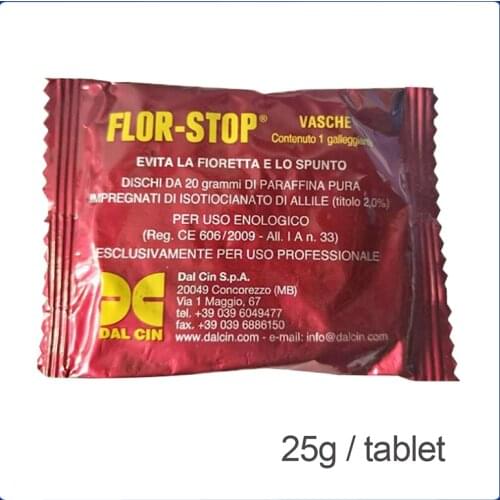 FLOR-STOPTM yeast Anti-oxidation sterilization disinfection of wine during aging Oak barrel for large wine storage tank