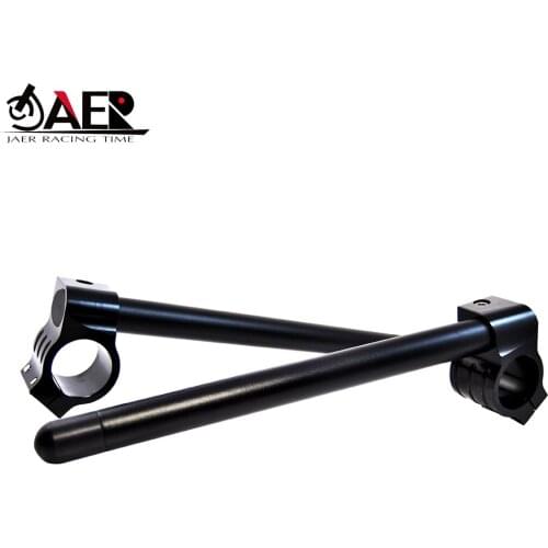 JAER CNC Universal 54 mm for Buell Firebolt XB9 X-1 Lighting 51 52 Motorcycle Clip On Ons Handlebars Moto Handle Bars